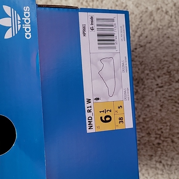 NWT Orange Adidas NMD_R1 - Picture 5 of 6